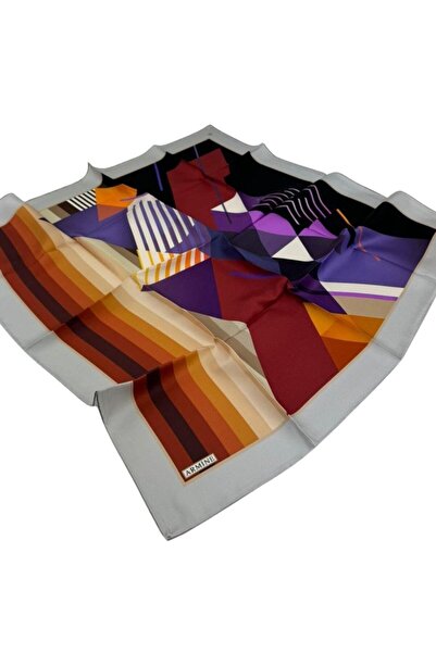 Armine Nostalgia Series Twill Silk Scarf 8915D-35