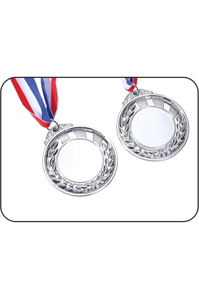 Generic Metal Sports Medals with Ribbon, Gold Silver Bronze Plated, 65mm Diam...