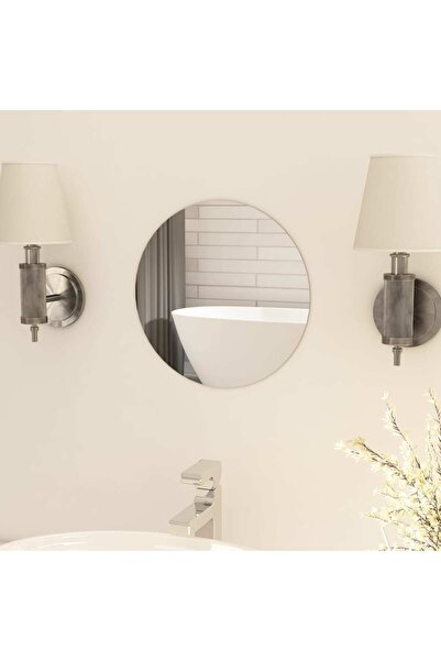 Concept Frameless mirror, 30 cm, glass, round