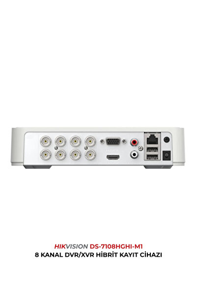 Hikvision DS-7108HGHI-M1 8 Kanal 1080p Lite DVR İnsan Araç Algılama