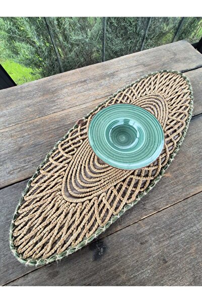 home inn Oval Modern napron - 85x35 cm din material subțire Model față de mas...