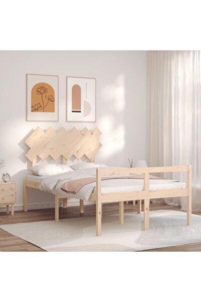 Concept Cadru de pat cu tăblie, 120x200 cm, lemn masiv