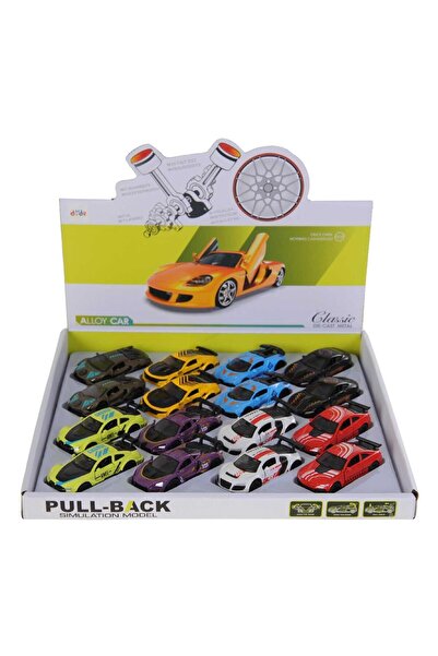 hak-iş oyuncak 10,5 Cm Metal Çekbırak Spor Araba – Pull Back Model (Tekli Gön...