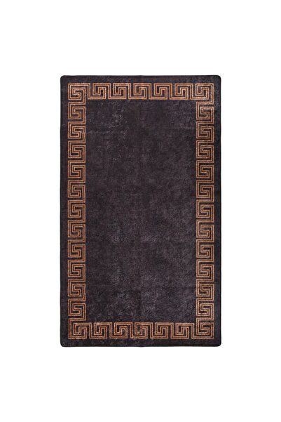 Concept Covor lavabil, negru și auriu, 190x300 cm, antiderapant