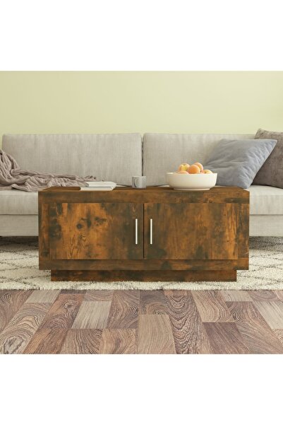 Concept Masă de cafea, stejar afumat, 102x50x45 cm, lemn compozit