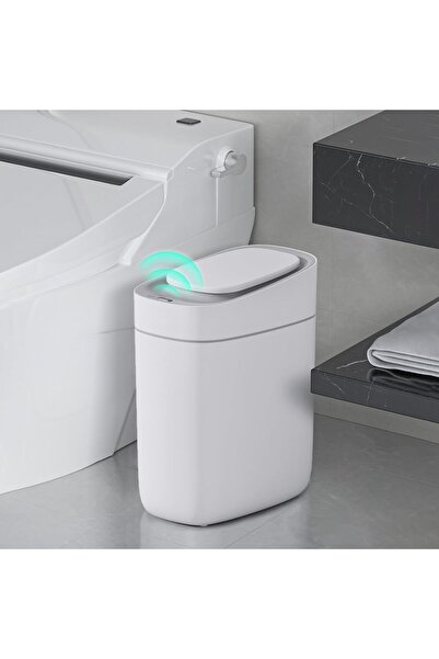 Arabest Smart Trash Can With Lid, 2.5-gallon Automatic Adsorption , Narrow In...