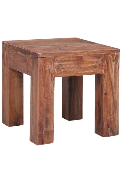 Concept Τραπεζάκι σαλονιού, 30 x 30 x 30 εκ., από μασίφ ανακυκλωμένο ξύλο