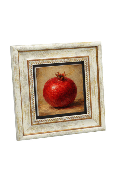 Sadrazam Symbol of Abundance Pomegranate Printed Natural Stone Painting 20X20...