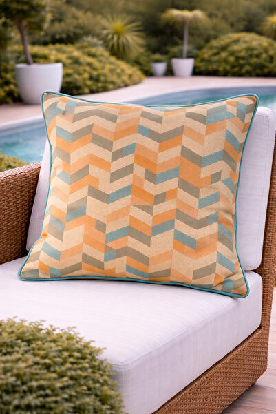 QUBA DECO ديكور خارجي مقاوم للماء مقاوم للبهتان غطاء وسادة حديقة وشرفة وتراس ...