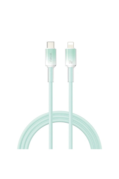 WIWU كابل WI-C062 NeoLink من سلسلة 27W، مصنوع من السيليكون، من النوع C إلى Li...