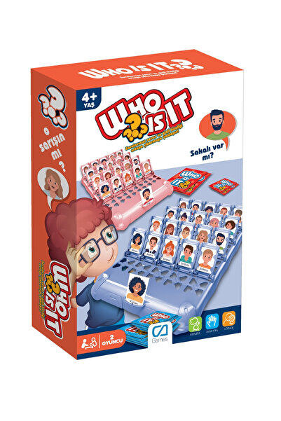 CA Games Who Is It ? 2-Person Fun Mini Size Guessing-Riddle Game for Children...