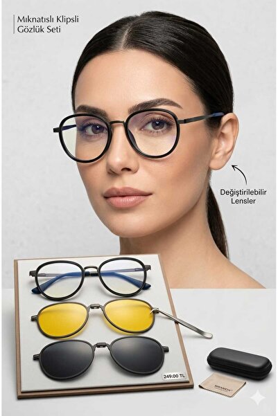 Glare New27 نظارات واقية من الأشعة فوق البنفسجية Uv400 مزودة بمشبك للحماية من...