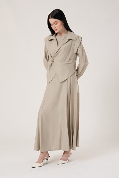 Jupe Broş Detaylı 3 lü Takım 8604