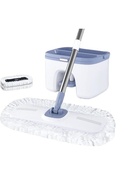 Arabest Mop and Bucket with Wringer Set,Plastic Mop Bucket Wet and Dry Use,Ha...