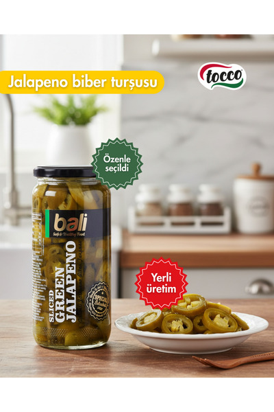 Tocco Sauce Sliced jalapeno biber turşusu 475 g