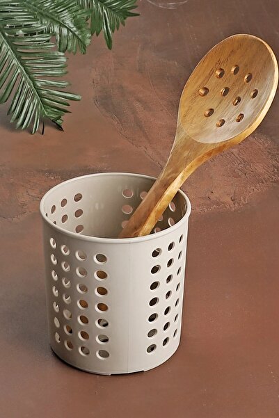 Bev Kitchen Plastic Perforated Upright Cutlery & Countertop Organizer & Servi...