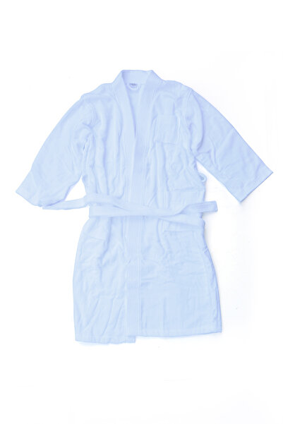 OEM 4-piece bathroom set, bathrobe size M, white color and 3 towels