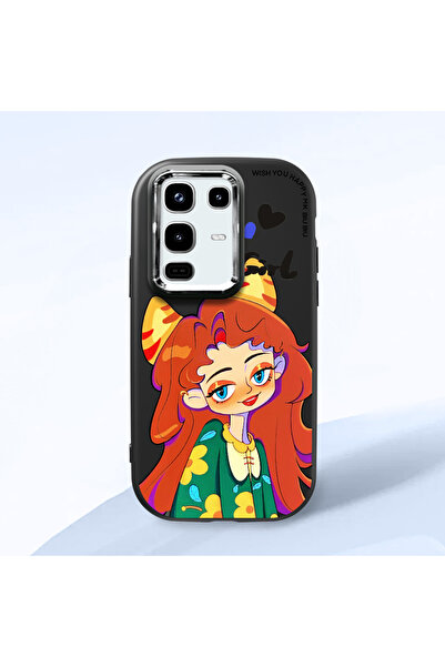 Hontinga حافظة هاتف من السيليكون الناعم باللون الأسود متوافقة مع كاميرا Infin...