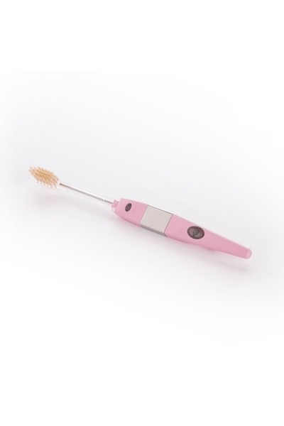 The smart miswak brush فرشاة المسواك الذكية الأيونية - لون زهري