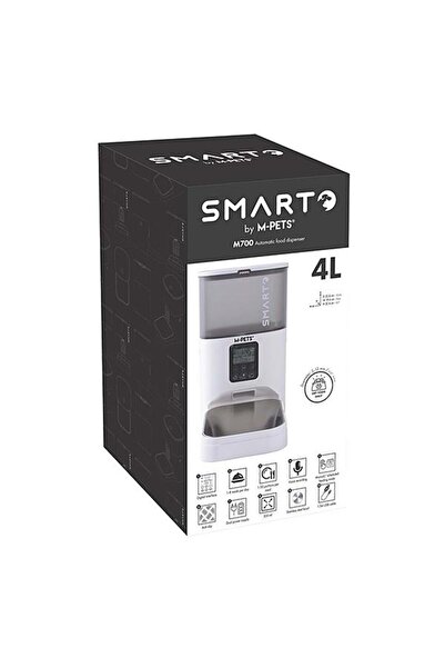 M-PETS Smarto M700 Otomatik Mama Kabı 4Lt
