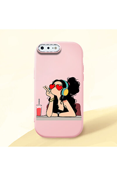 Hontinga حافظة هاتف من السيليكون الناعم باللون الوردي متوافقة مع هاتف iPhone ...