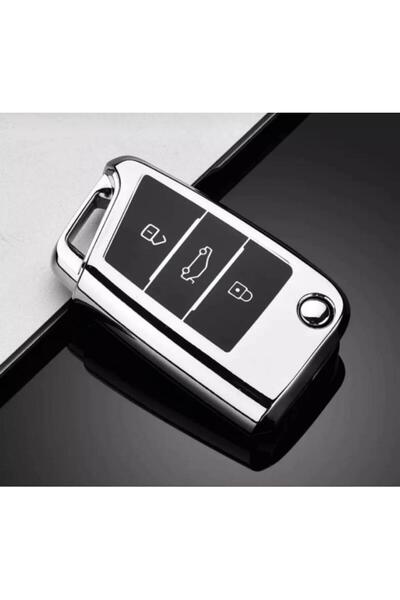 ÖZEN KEYS Volkswagen Golf Polo T-Cros T-Roc Taıgo Tıguen Caddy Tpu Key Case S...