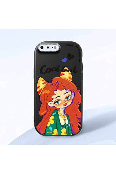 Hontinga iPhone 8 Plus Compatible Black Soft Silicone Phone Case with Camera ...