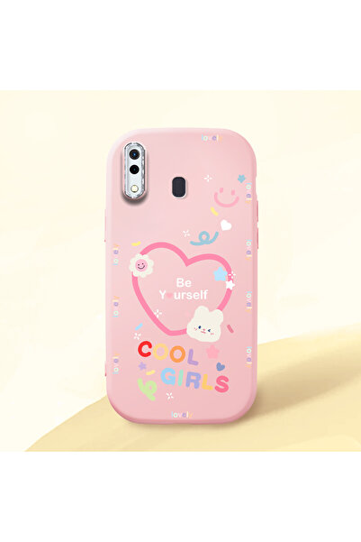 Hontinga حافظة هاتف سامسونج جالاكسي A20 متوافقة مع الكاميرا، مصنوعة من السيلي...