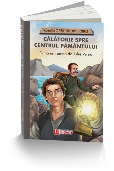 Editura Unicart Calatorie spre centrul pamantului, Jules Verne