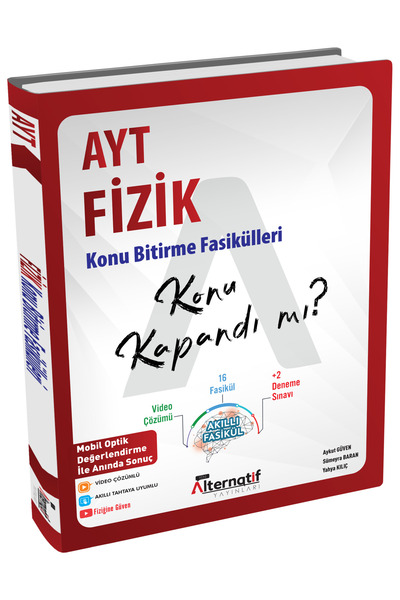 YENİ ALTERNATİF YAYINLARI ALTERNATİF YAYINLARI AYT FİZİK KONU BİTİRME FASİKÜL...