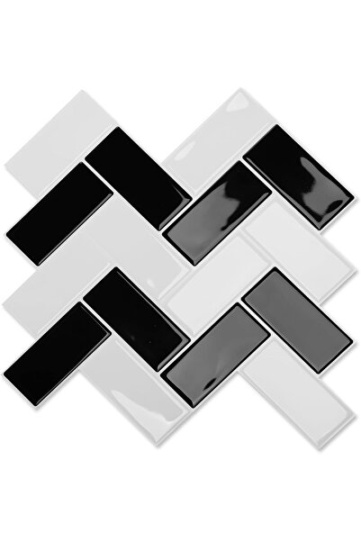 Art3d Αυτοκόλλητα πλακιδίων τοίχου 3D, αυτοκόλλητα πλακιδίων ψαροκόκαλου, αυτ...