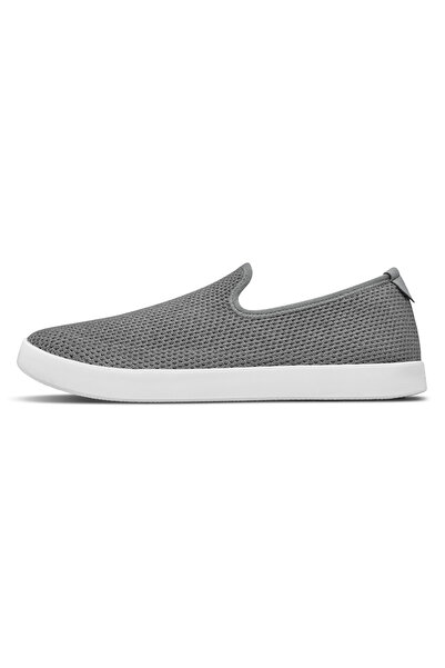 Allbirds كرسي استرخاء رجالي بتصميم شجرة - ضبابي (نعل أبيض)