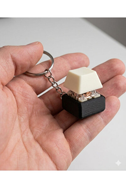 DM Tuş Anahtarlık -Stres Atıcı -Siyah Beyaz