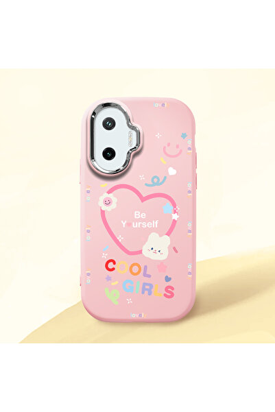 Hontinga حافظة هاتف من السيليكون الناعم باللون الوردي متوافقة مع كاميرا Poco ...