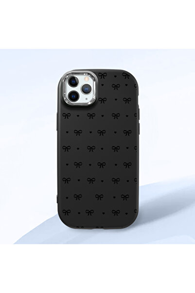 Hontinga iPhone 11 Pro Compatible Camera Protected Black Soft Silicone Phone ...