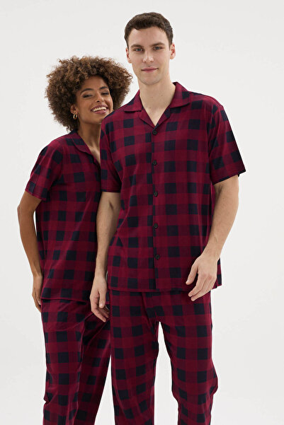 KLY Sevgililer Günü Valentine's Day Yeni Sezon Konsept Kadın Erkek 2 li Pijama Takımı Çiftlere Özel