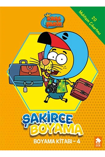 Eksik Parça Yayınları Şakirce Boyama kitabı - 4 - Kral Şakir kitabı güncel Ko...