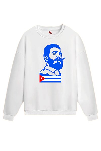 Rabona Fashion Φούτερ/μπλούζα με στάμπα σε στυλ Κούβας με το πνεύμα της επανά...