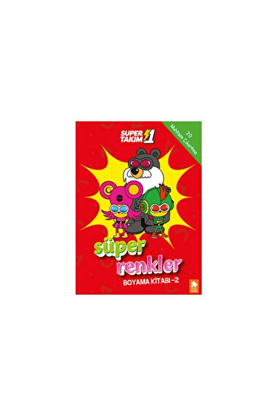 Eksik Parça Yayınları Süper 1 Takım: Süper Renkler Boyama Kitabı - 2 / Kolekt...