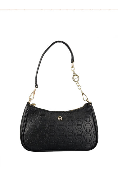 Aigner حقيبة يد نسائية فاخرة جديدة وخفيفة الوزن: حقيبة كتف بتصميم نصف قمر عتي...