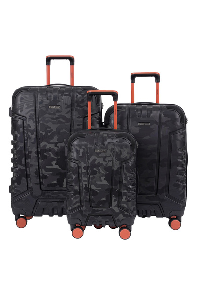 PARAJOHN Para John 3 PCS Travel Suitcase Set ABS 8 Wheel Spinner Luggage Set