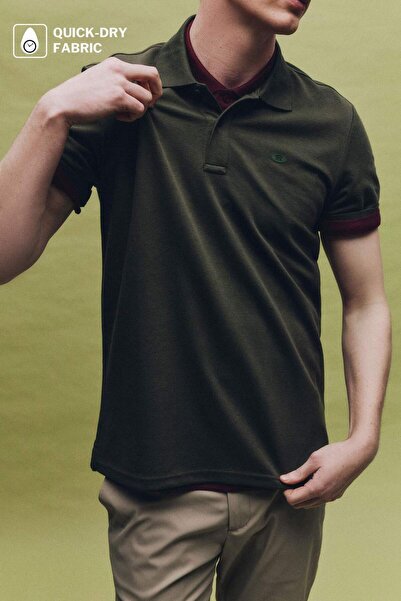 DeFacto Breathable Polo Shirt F9769Ax26Sp