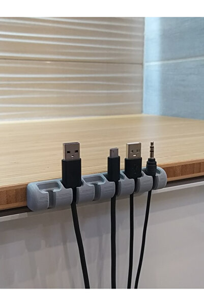 DU&ER مجموعة منظم الكابلات - مجموعة حامل الكابلات لسطح المكتب والجدار