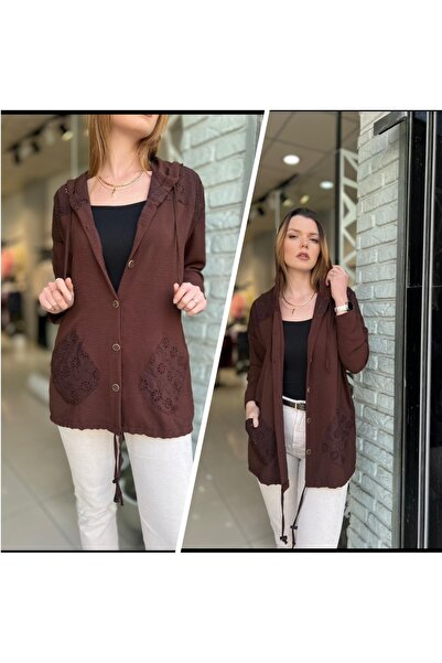 PARKDERİN Oversized Hooded, Buttoned, Aerobin Fabric Jacket