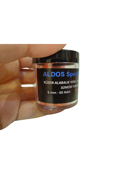 ALDOS Karides Kokulu Yüzen Silikon Top Alabalık Somon Yemi, Somon Yumurtası Y...
