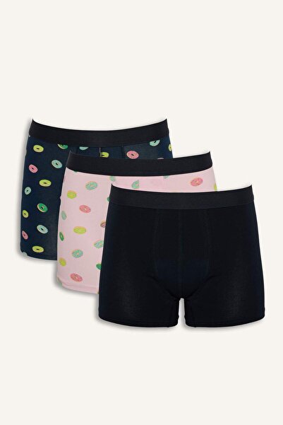 DeFacto Mâncare Regular Fit cu imprimeu 3 bucăți boxeri G9380AX26SP