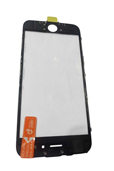 Karahanlı Butik iPhone 6S Dokunmatik Ekran Camı Çıtalı - Siyah renk