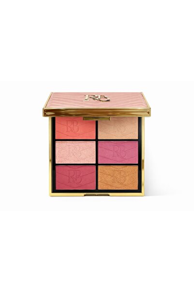 RIAL BEAUTY Real Beauty Golden Oasis Blush & Highlighter Palette – 6 shades