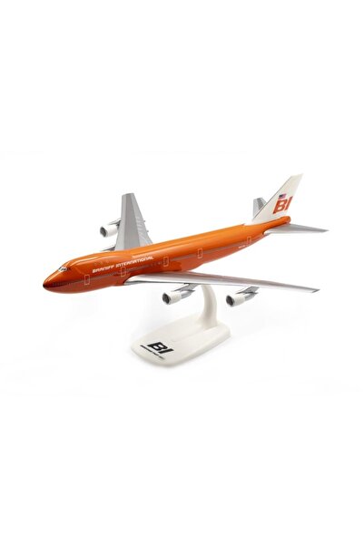 PPC Holland Macheta avion Boeing B747-200 Braniff International,scara 1:250,P...