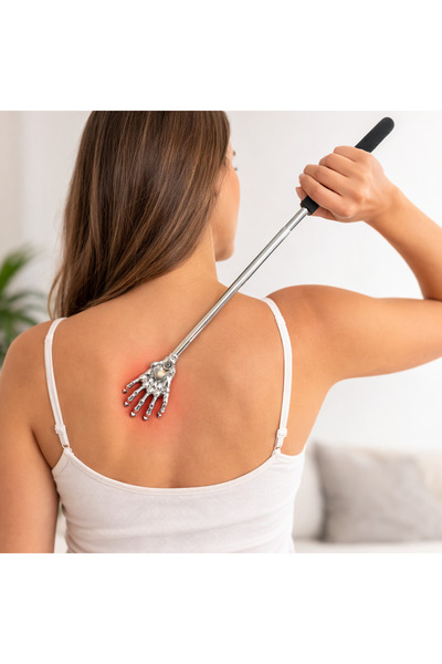 Coverzone Teleskopik Sırt Kaşıyıcı 20-56cm Uzatılabilir Alüminyum Back Scratc...